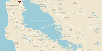 નકશો ખાડી 