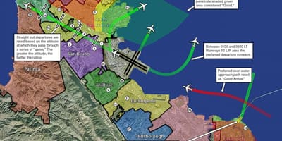 KSFO નકશો